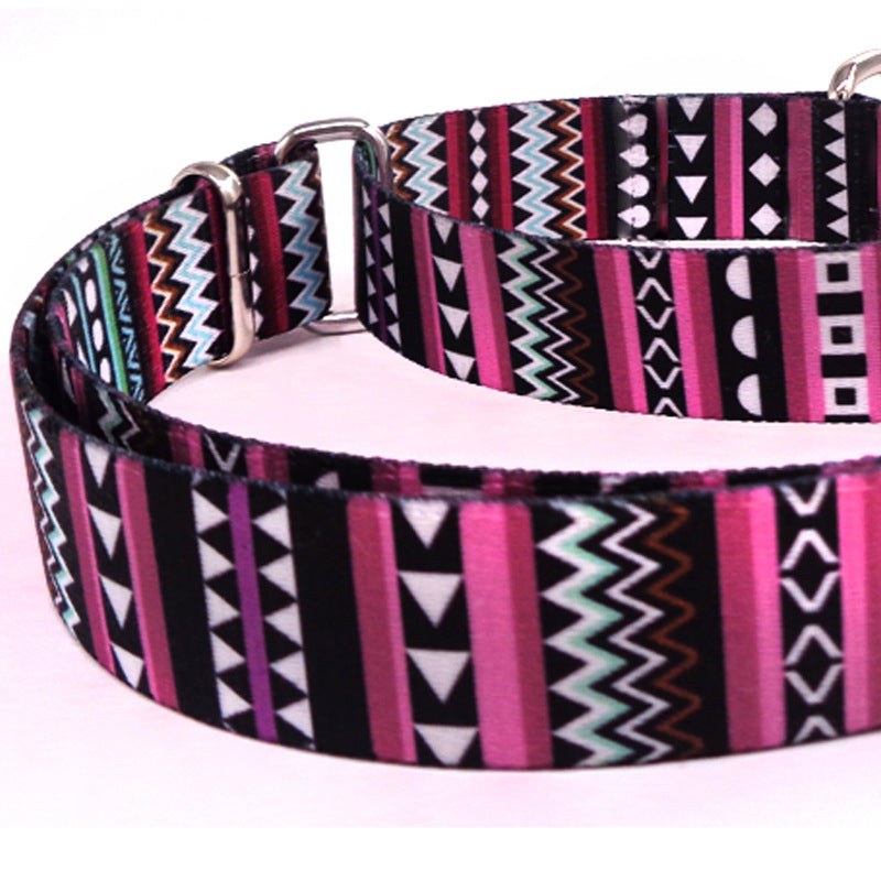 Color Stripe Digital Printing Collar