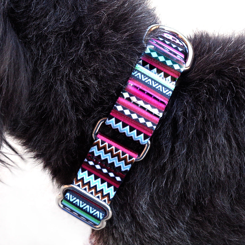 Color Stripe Digital Printing Collar