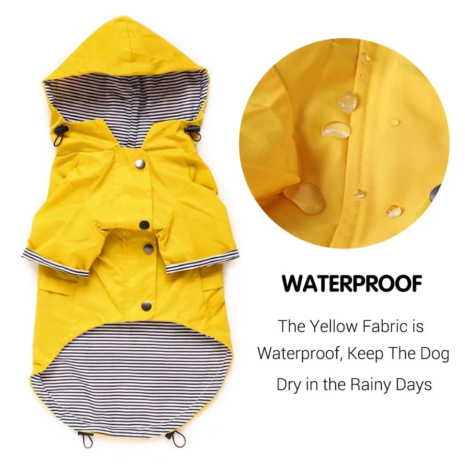 Waterproof Pet Dog Coat Jacket for Small Medium Large Dogs Cats Pet Raincoat Dog Sport Hoodies Pet Fashion High Quality Clothes