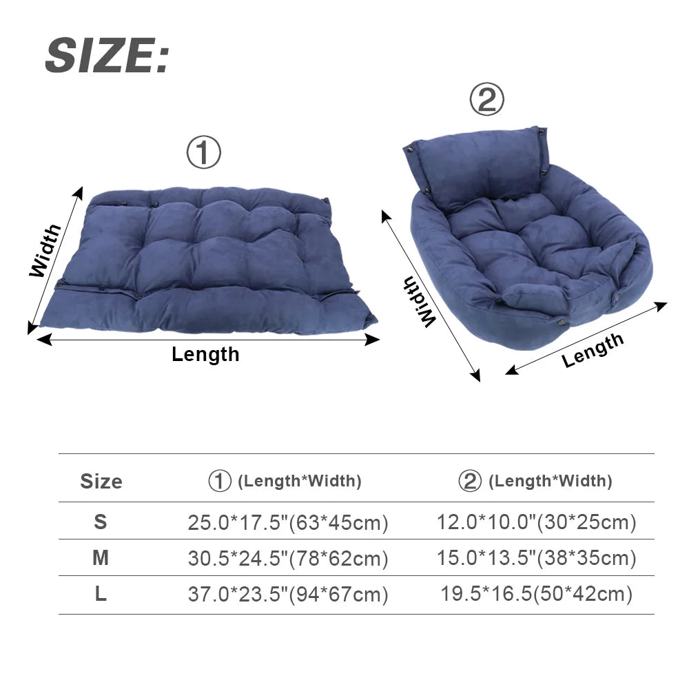 Multifunction Dog Bed Mat 3 IN 1