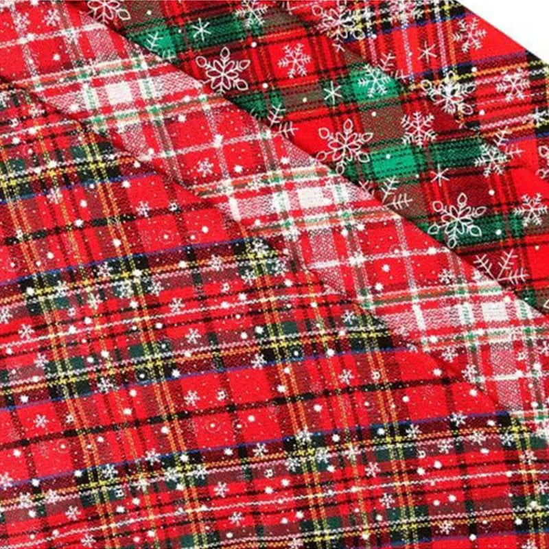 Christmas Red Plaid Bandana