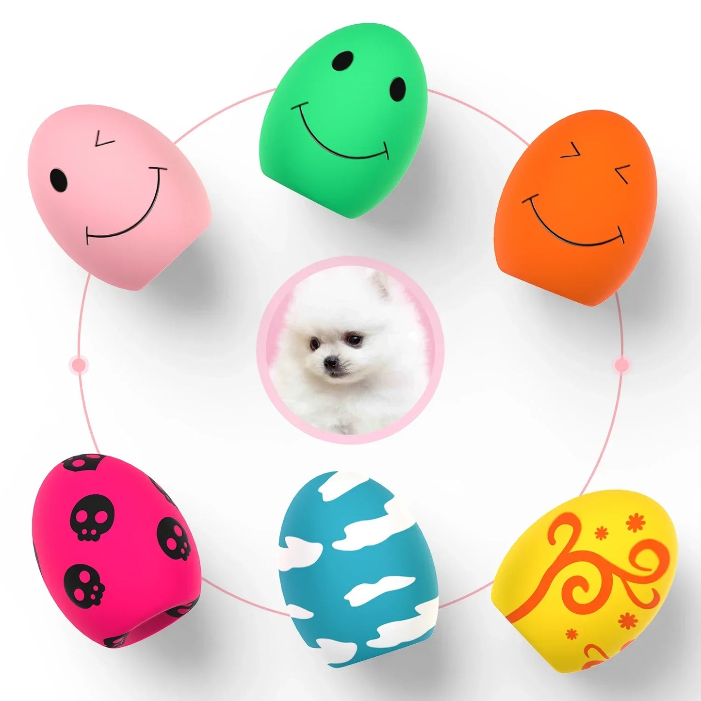 Easter Eggs Dog Toys