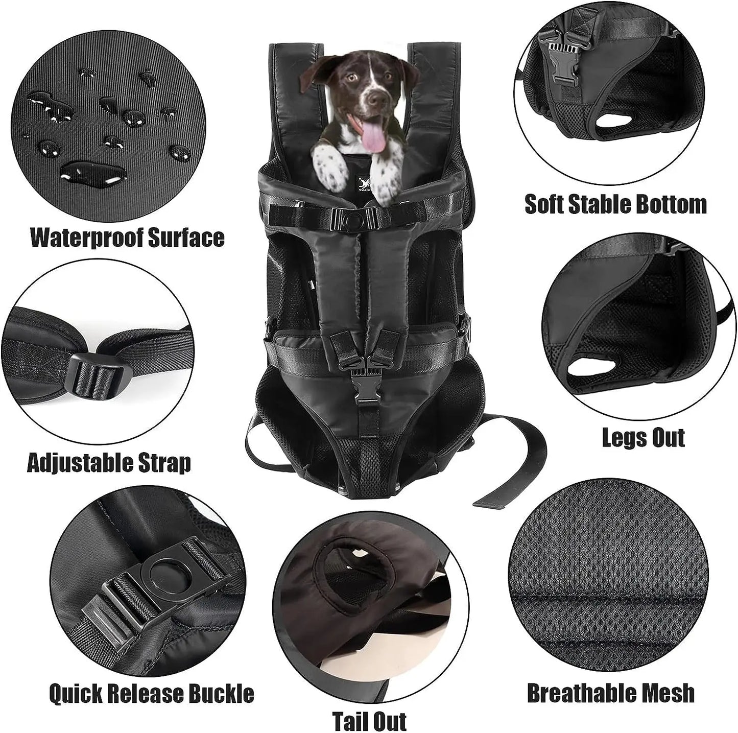 Dogs Backpack Portable