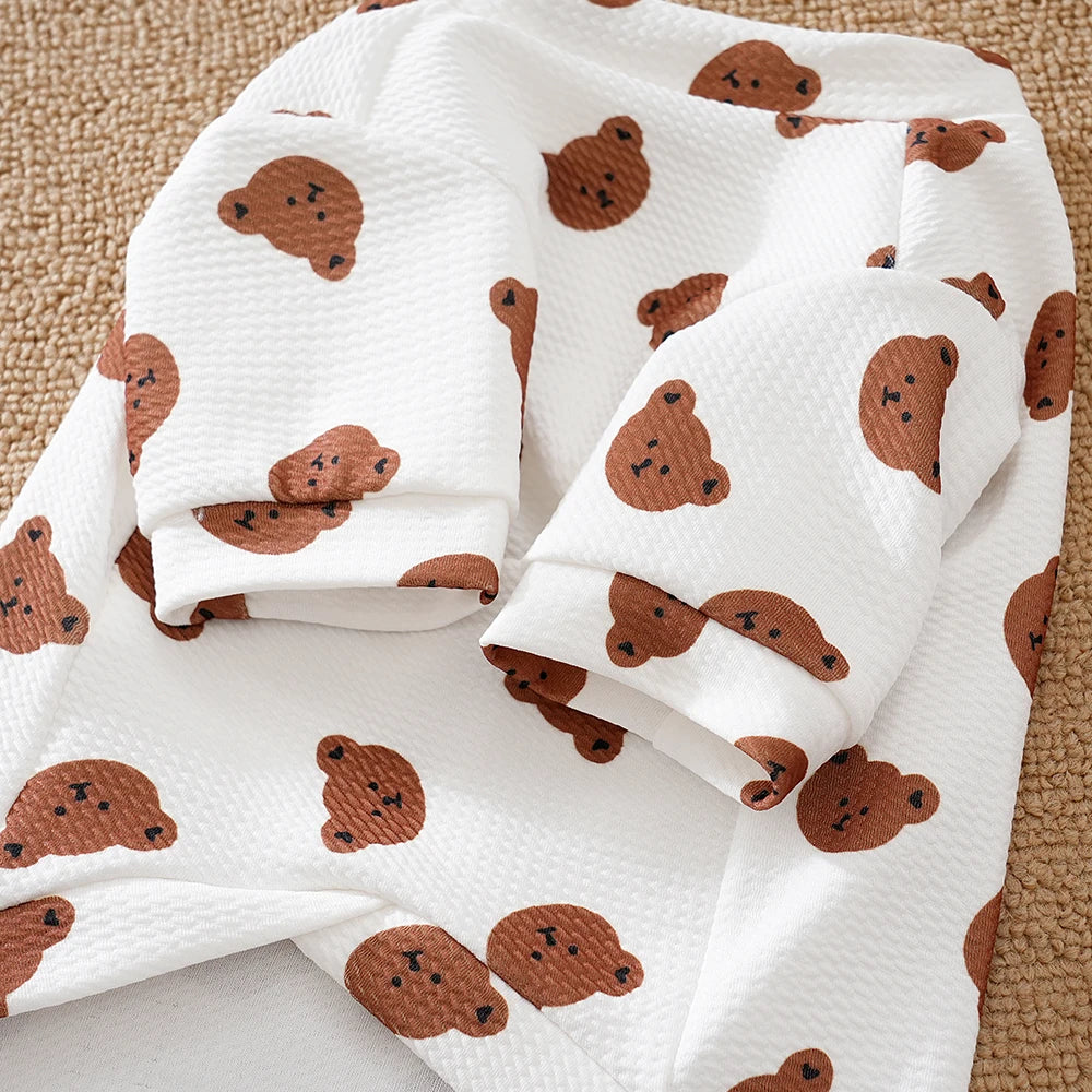 Bear Print  Shirt